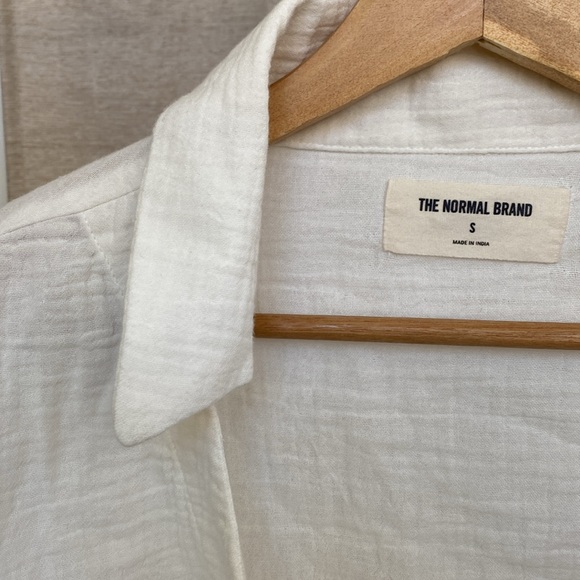 The Normal Brand Kalo Wrap Top in Ivory - Picture 3 of 15